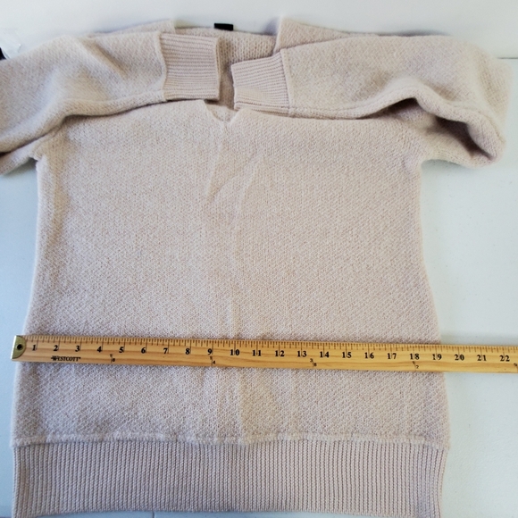 Magaschoni Mohair Wool Blend V-Neck Sweater Size M Long Sleeve Knit Pullover - Picture 7 of 11